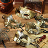 Women'S Decorative Masks, Masquerade gold 1 pc