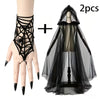 Witch Cape Cloak - Elegant Gothic Wedding veil