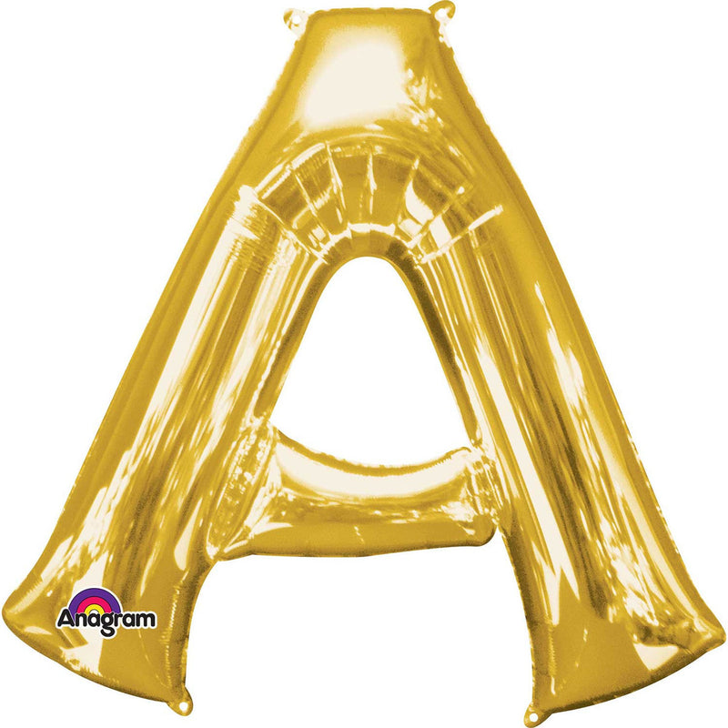 A GOLD LETTER FOIL LARGE BALLOON