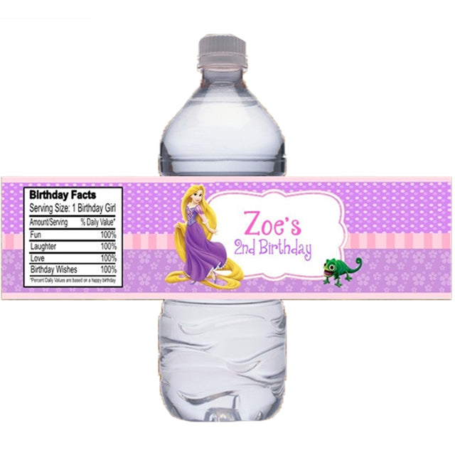 Rapunzel Water Bottle Label Rapunzel Bottle Label Water 