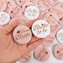 Bride to Be & Team Bride Badge Set 12 pcs