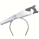 Realistic Fake Bloody Saw Blade Headband