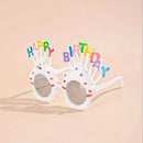 Birthday Glasses Funny Photos Props Party Decorations Cake Shaped Glasses