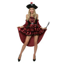 Buccaneer  Red Lady Pirate/  Adult Halloween Costume