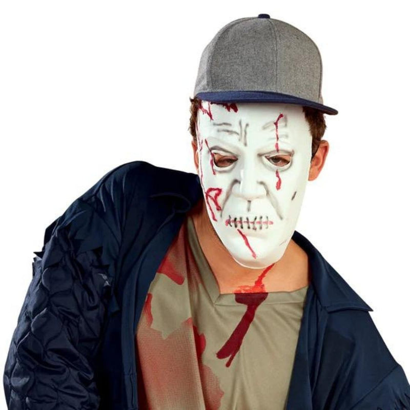 Zombie in Shirt and Mask Adult Halloween Costume