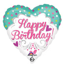 Princess Birthday Foil Balloon 18in