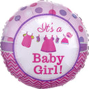 Shower With Love Girl Foil Balloon