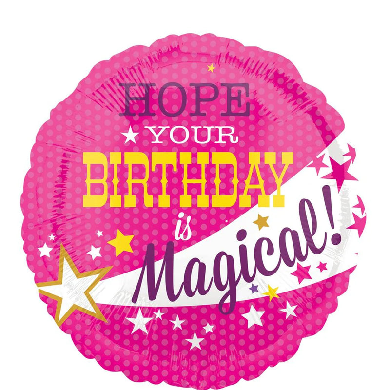 Magical Birthday Foil Balloon 18in