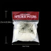 Spider Web Stretchable  Decoration Set, Each Includes 2 Spiders with Mini Spiders,