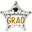 Congratulations Graduation Star Foil Balloon