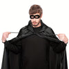 Halloween Women And Men, Elegant Gothic Solid Color Slit Hooded Cape