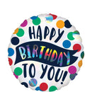 Time to Party Iridescent Foil Balloon