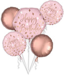 Blush Birthday Balloon Bouquet Kit (Pack of 5)