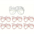 Bride To Be Rose Golden Party Glasses 7 pcs