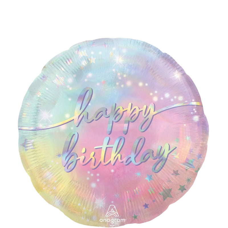 Luminous Birthday Foil Balloon 45cm