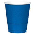 BRIGHT ROYAL BLUE 12OZ PLASTIC CUPS 20 pcs