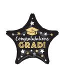 Congratulations Grad Stars Foil Balloon