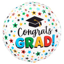 Graduation Multi Colored Grad Foil Balloon