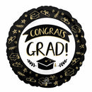 Sketched Congrast Grad Foil Balloon