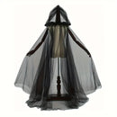 Witch Cape Cloak - Elegant Gothic Wedding veil