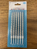 Silver Birthday Candles Stick
