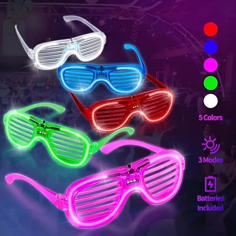 LED Glasses, Light Up Party Favors with 3 Flashing Modes