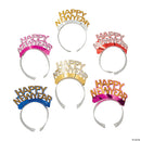 Bright Happy New Year Bright Tiaras Assortment 6 pcs