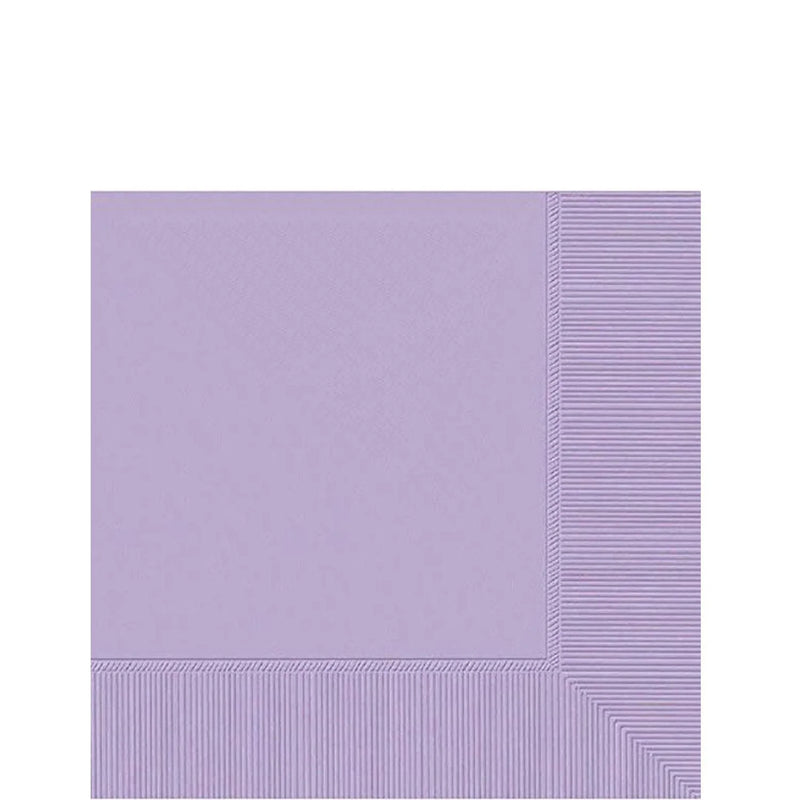 Lavender 3-Ply Beverage Tissues 50pcs