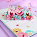 Mothers Day  LOVE My MOM Letter 3D Greeting Card,