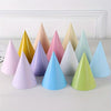 Macaron Color Birthday Hats - Mix Color