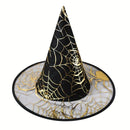 Halloween Wizard Hat, Black Spider