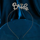 Bride head band  gold