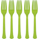 Kiwi Heavy Weight Plastic Forks 20pcs
