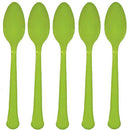 Kiwi Heavy Weight Plastic Spoons 20pcs