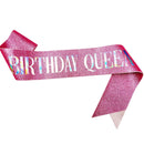 Birthday Queen sash Pink