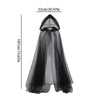 Witch Cape Cloak - Elegant Gothic Wedding veil