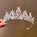 New Fashion Luxury Imitation Princess Tiara Silver 1pc