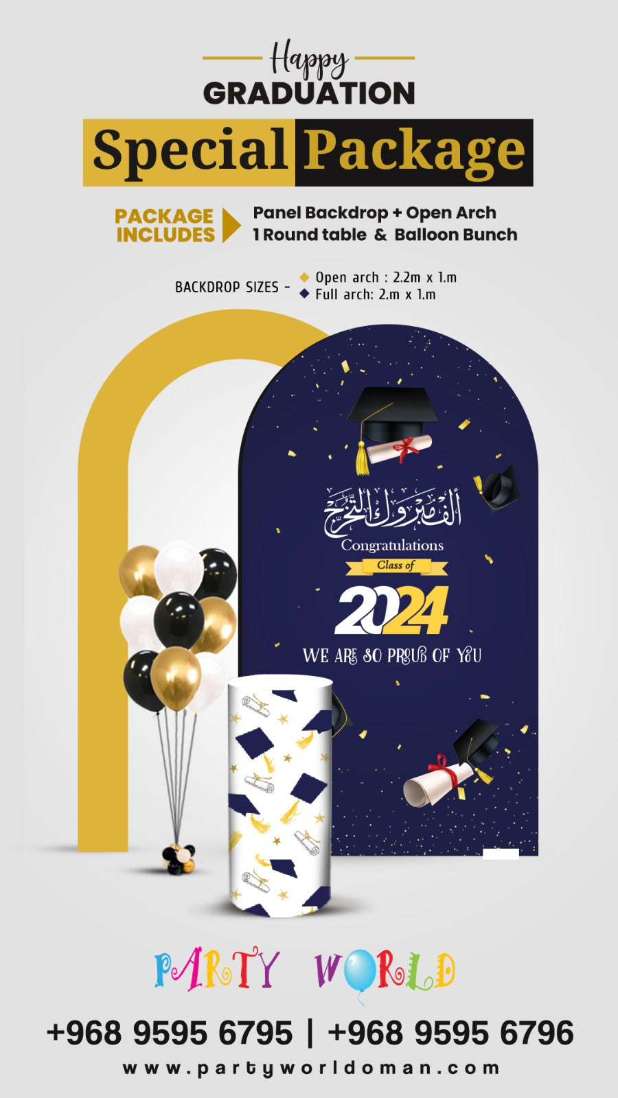 Graduation Package Design Rent Ultimate Graduation Party Special Package