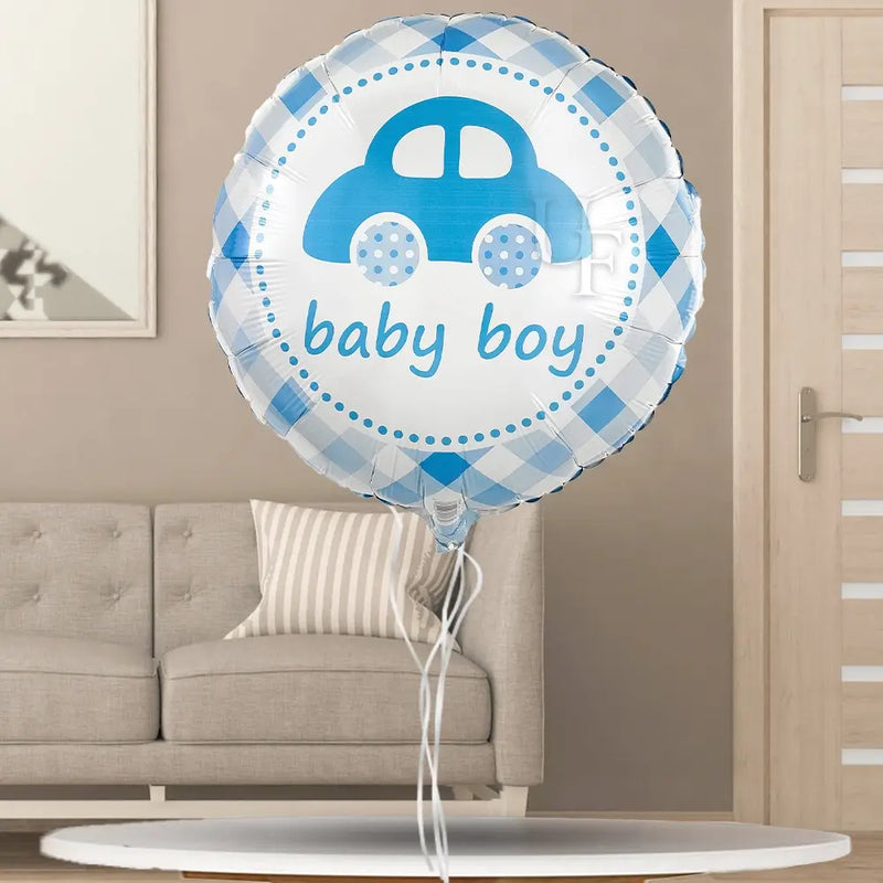 Baby Boy Round Balloon