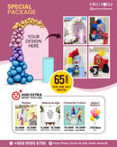 Luxury Balloon Arch & Backdrop Party Setup