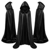 Halloween Hooded Black Grim Reaper Cape 1 pc