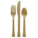 Gold cutlery set 24 pcs