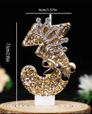 1pc Number 3 Golden Crown Birthday Candle