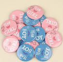 Team Boy and Team Girl Badges for Gender Reveal