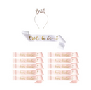 Bride headband, Bride To Be Sash, 10pcs. Team Bride