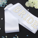 Bride To Sash pearl White