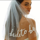 Bride To Be Veil With Pearl