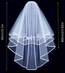 Bride To Be Veil with Comb