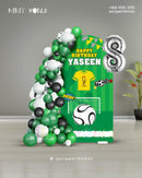 Soccer Themed Birthday Backdrop