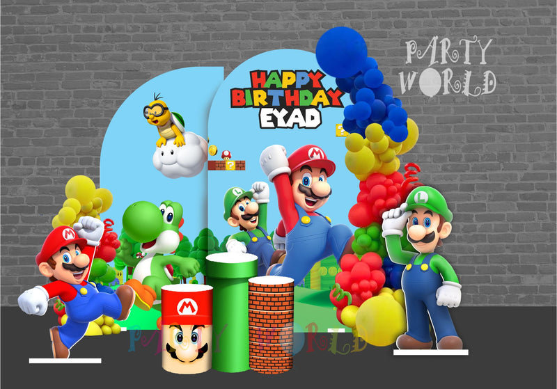 Super Mario Birthday Decoration Package